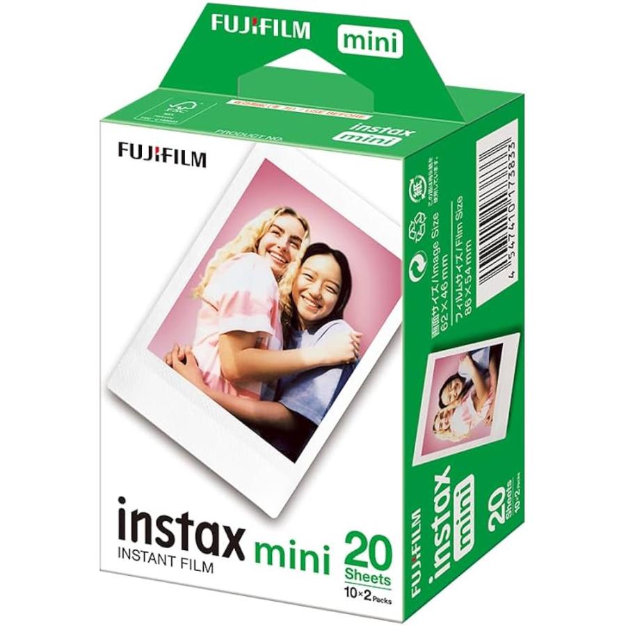 instax FUJIFILM インスタントカラーフィルム mini 2パック品(10枚入×2