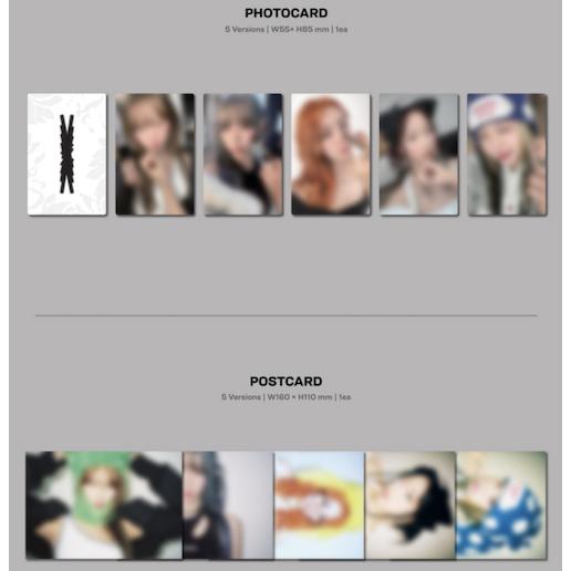 LE SSERAFIM - EASY COMPACT ver CD 公式 アルバム 韓国盤 ル