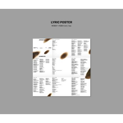 LE SSERAFIM - 1st Studio Album ' UNFORGIVEN COMPACT ver 韓国盤 CD