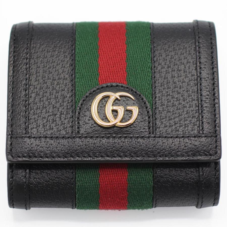 GUCCI（グッチ） GUCCI 719887DJ2DG 1060 二つ折り財布 ブラック 黒