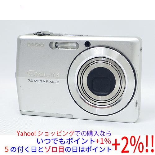 EXILIM ZOOM 【中古】CASIO製 EX-Z700 シルバー 720万画素
