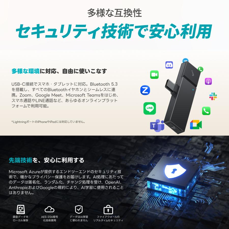 HiDock P1 mini AI ボイスレコーダー 文字起こし 要約 LLM利用 効率化