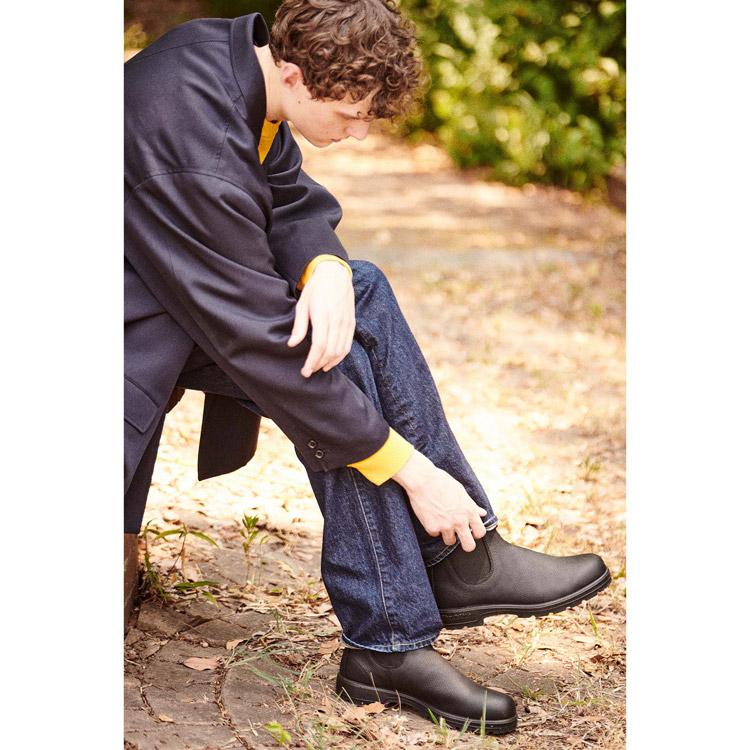 BLUNDSTONE（ブランドストーン） サイドゴアブーツ シュリンク型押し