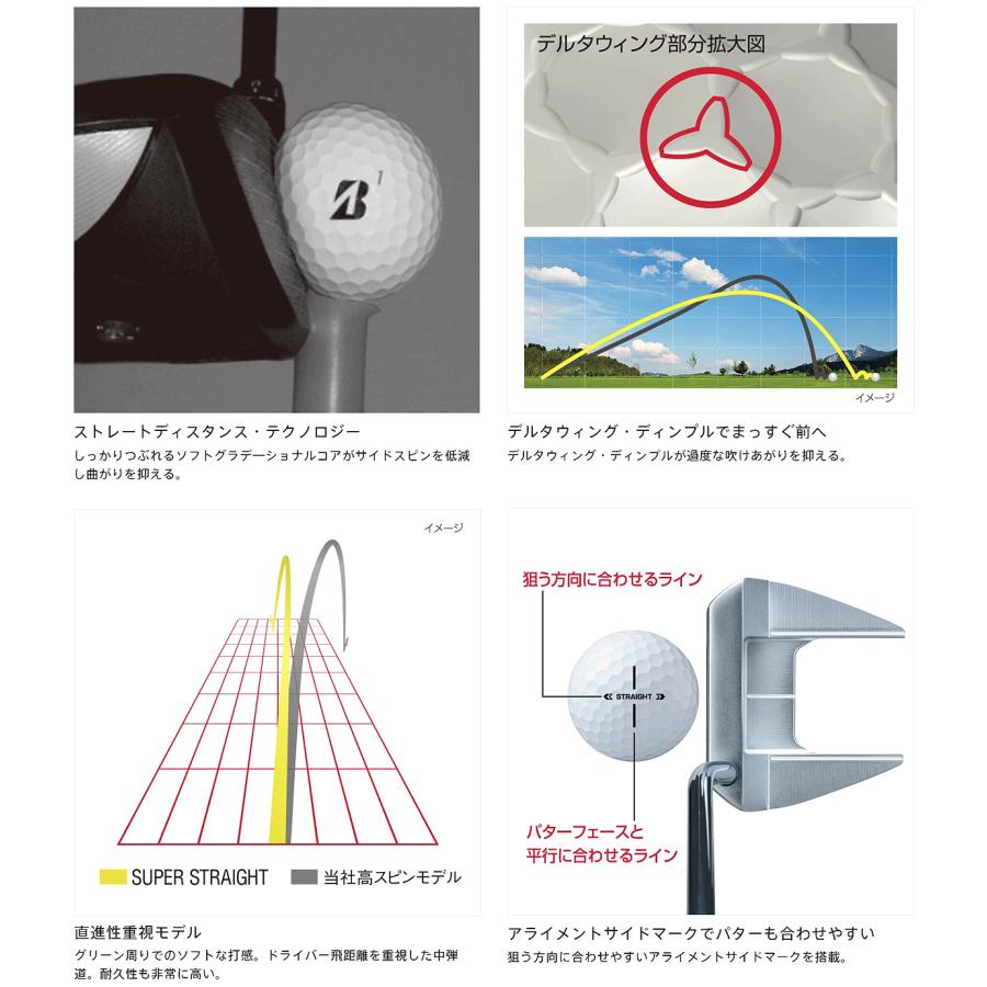 BRIDGESTONE GOLF ブリヂストンゴルフ日本正規品 SUPER STRAIGHT