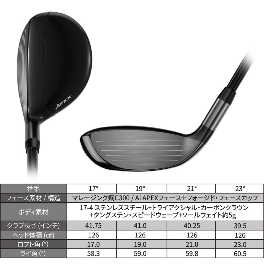 Callaway（キャロウェイ） APEX UW ユーティリティウッド TOUR AD F