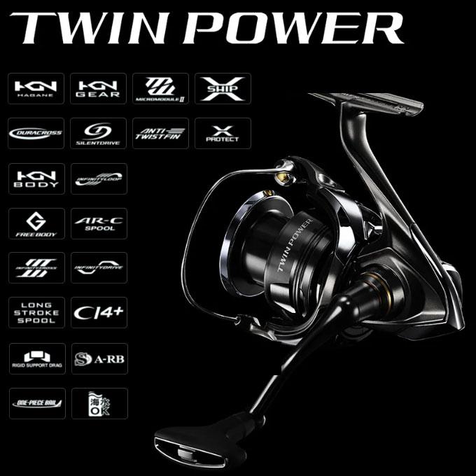 シマノ（SHIMANO） 24 ツインパワー 4000MHG (2024年モデル