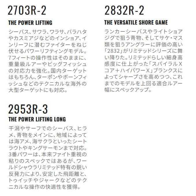 シマノ（SHIMANO） ワールドシャウラ リミテッド 2832R-2 (2024年追加