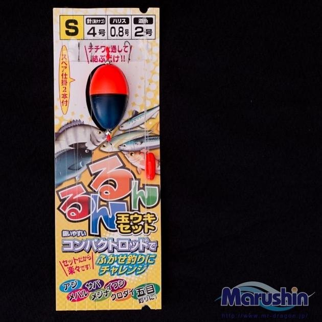 DRAGON（ドラゴン） マルシン漁具/Marushin るんるん玉ウキセット (S,M