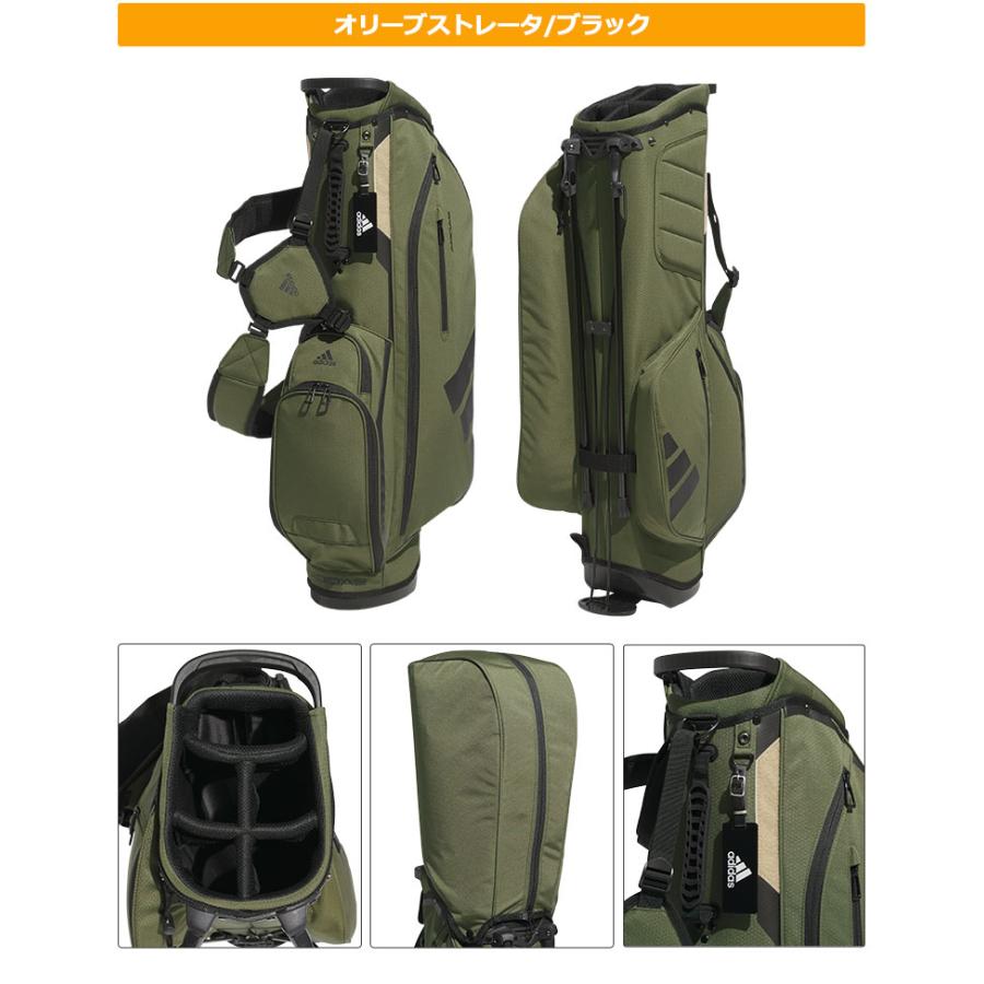 adidas（アディダス） ゴルフ DG711 軽量 スリーバー スタンドバッグ