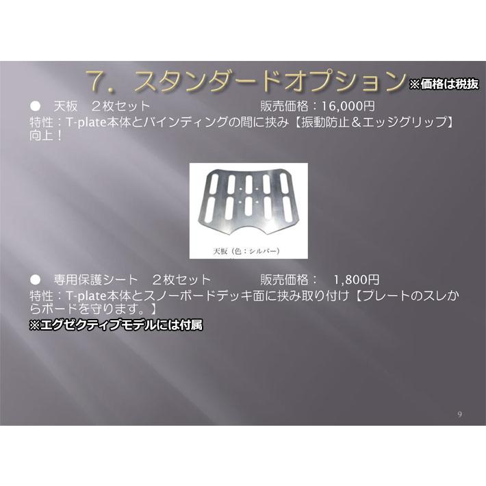 T-PLATE スノーボード ADVANCED MODEL SET アドバンスドモデルセット