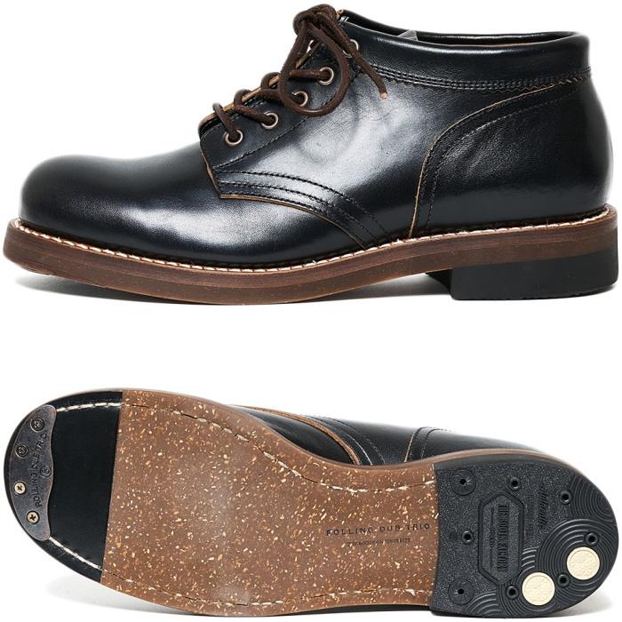 ROLLING DUB TRIO COUPEN HORSEHIDE BLACK ローリングダブトリオ