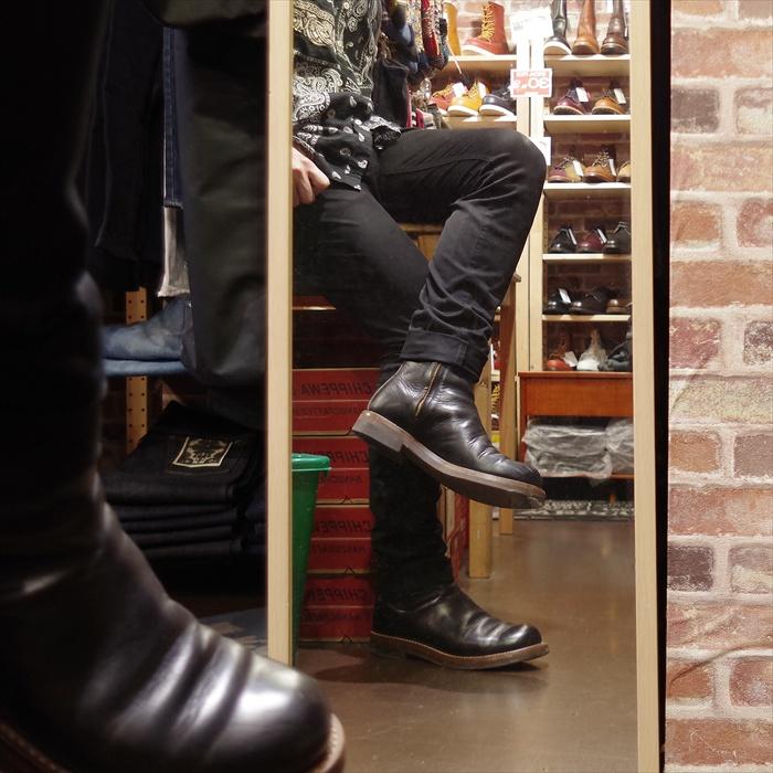 ROLLING DUB TRIO CASPER HORSEHIDE BLACK ローリングダブトリオ