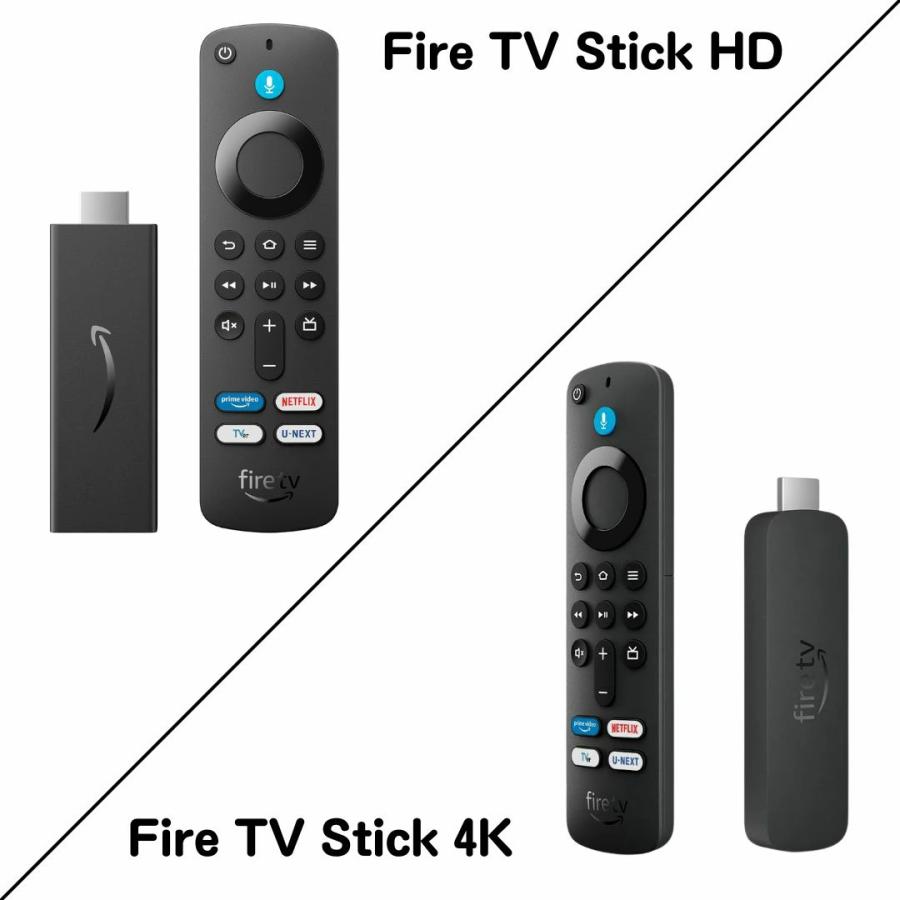Amazon Fire TV Stick 4K HD Alexa対応 音声認識リモコン 付属