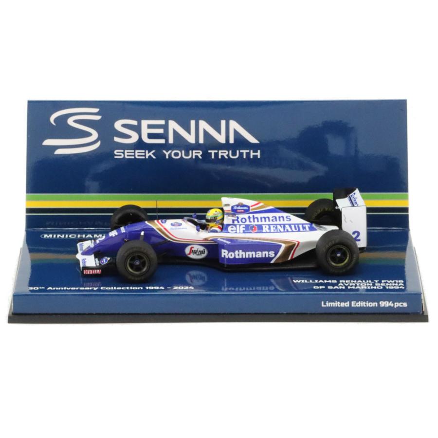 ミニチャンプス 1/43 ウィリアムズ ルノー FW16 #2 アイルトン セナ