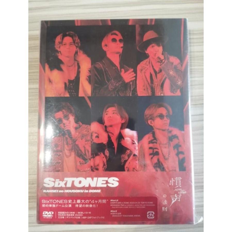 SixTONES 『慣性の法則inDOME』 DVD SixTONES – 「慣声の法則 in DOME