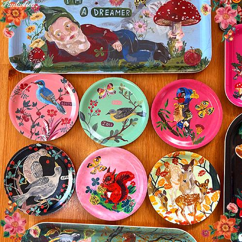 Nathalie Lete（ナタリーレテ） バーチ・ウッド・ミニ・トレー