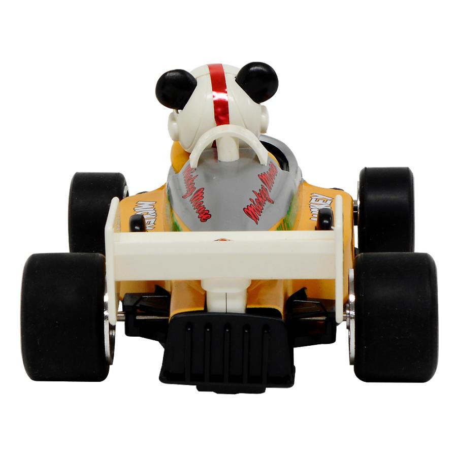 ミッキーマウス M-1 レーシングカー イエロー プルバックカー