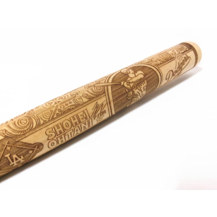 大谷翔平 ドジャース 木製 カービング ミニバット ベースボール MLB