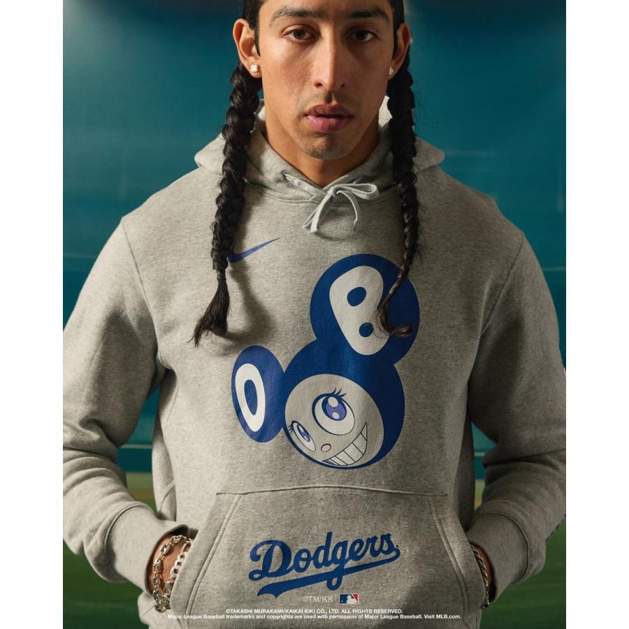 村上隆 x MLB Mサイズ DOB君 フーディー パーカー グレー 2025年 東京