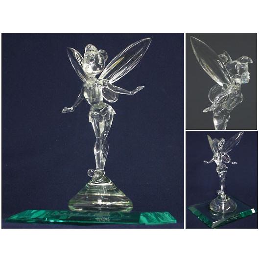 TDL ティンカー・ベル ガラス スカルプチャー フィギュアリン