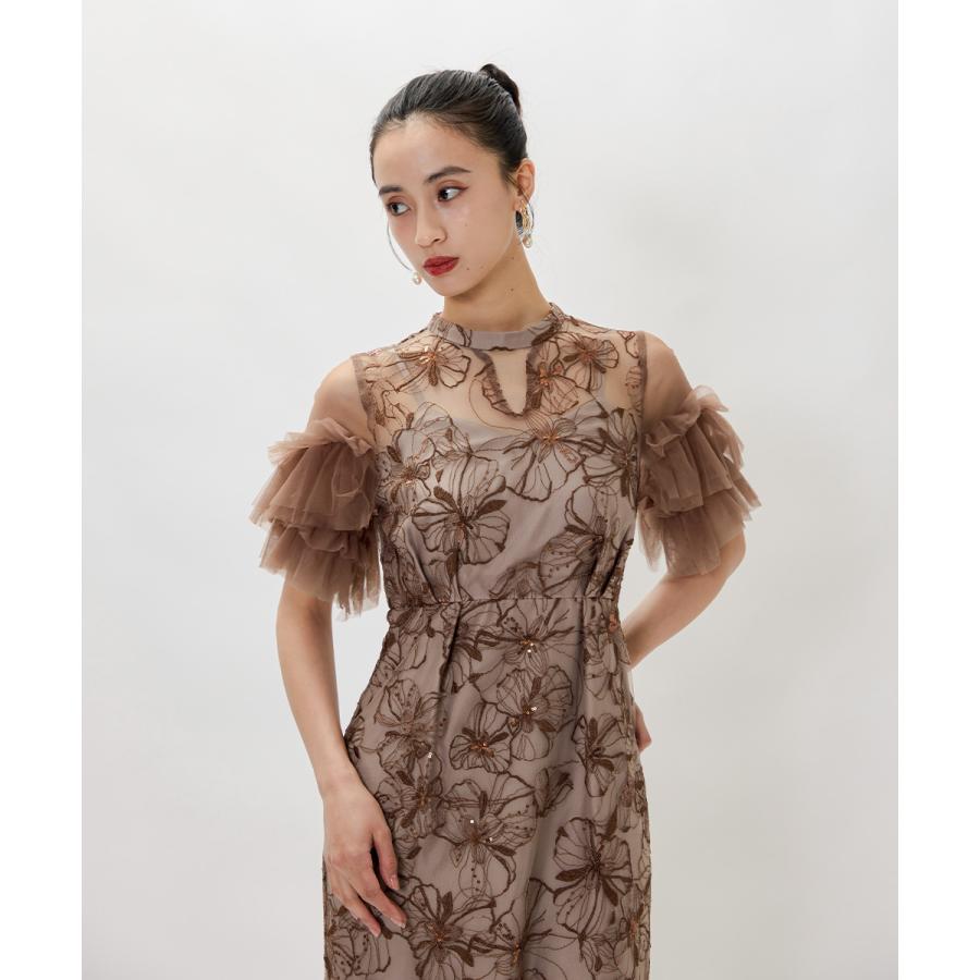 niana（ニアナ） スパンコール刺繍レースドレス パーティードレス 結婚