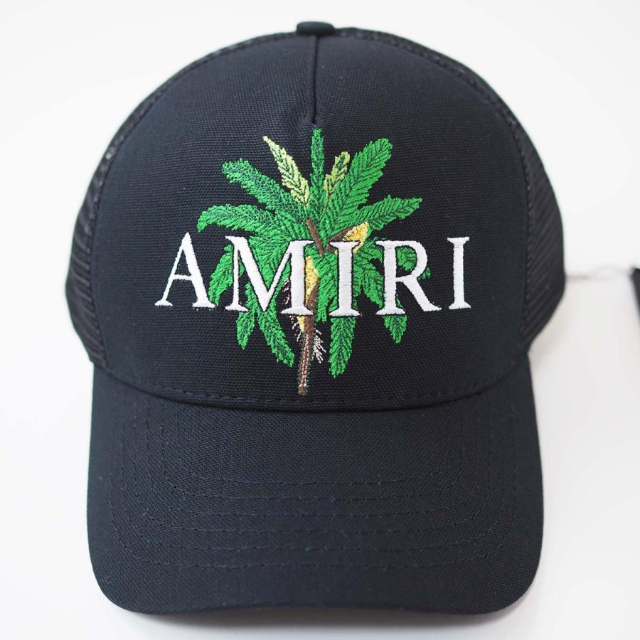 AMIRI（アミリ） メンズ ブランドロゴ 刺繍 メッシュ トラッカー