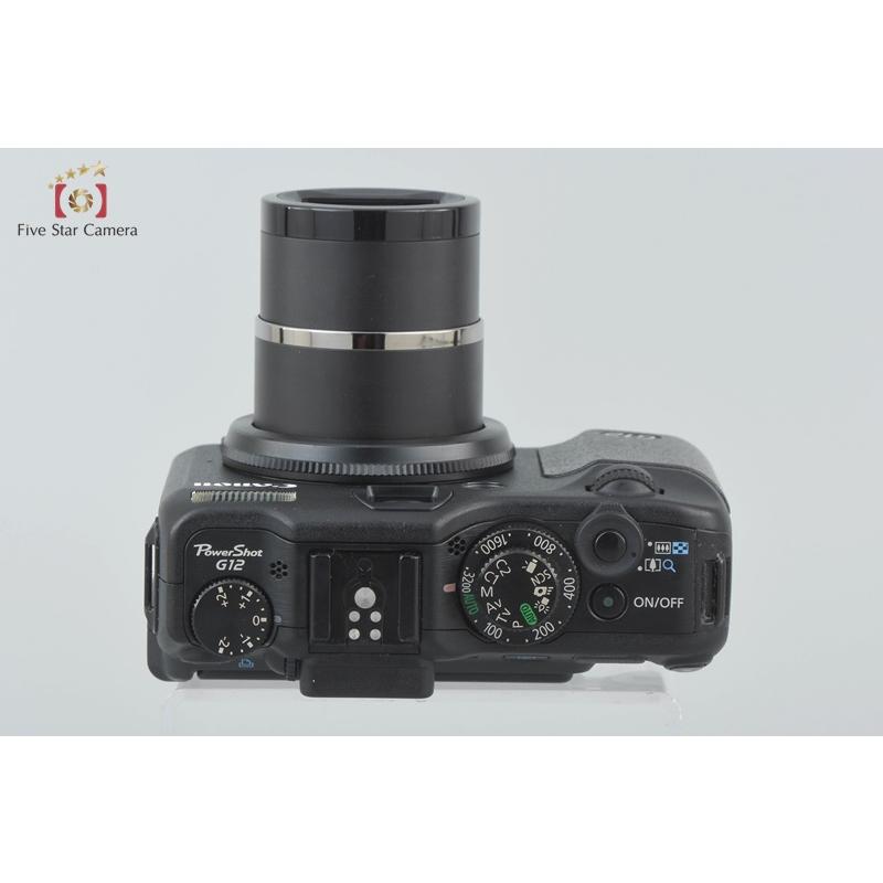 PowerShot 【中古】Canon キヤノン G12 ブラック コンパクトデジタル