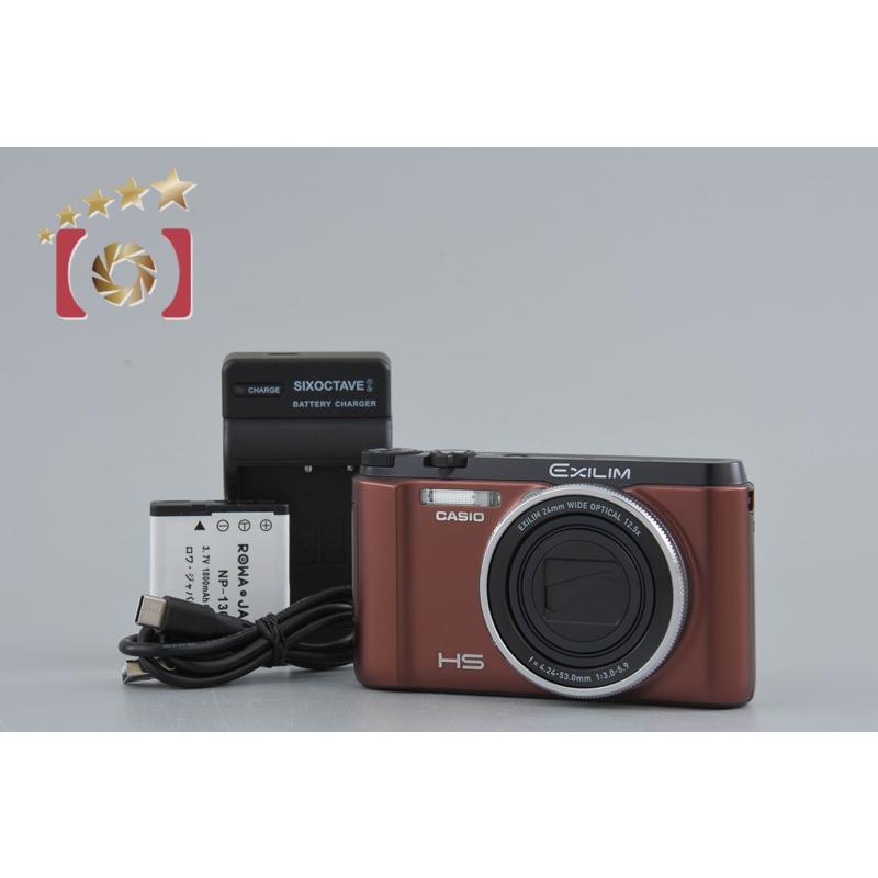 HIGH SPEED EXILIM 【中古】CASIO カシオ EX-ZR1300 ブラウン