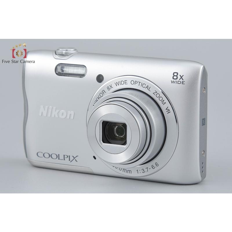 COOLPIX 【中古】Nikon ニコン A300 シルバー コンパクトデジタル