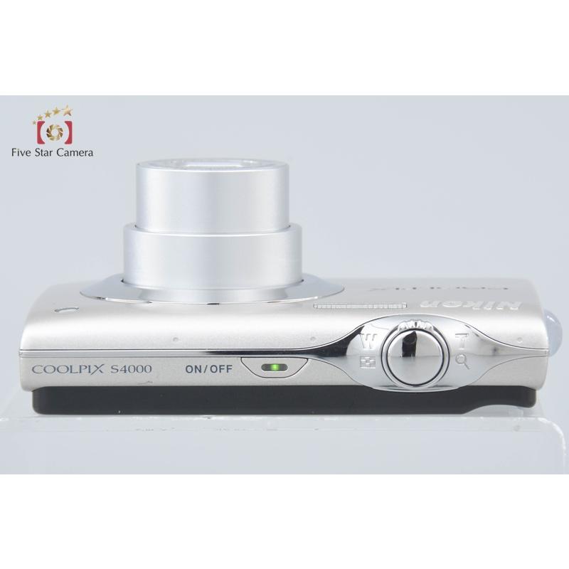 COOLPIX 【中古】Nikon ニコン S4000 シャイニーシルバー コンパクト