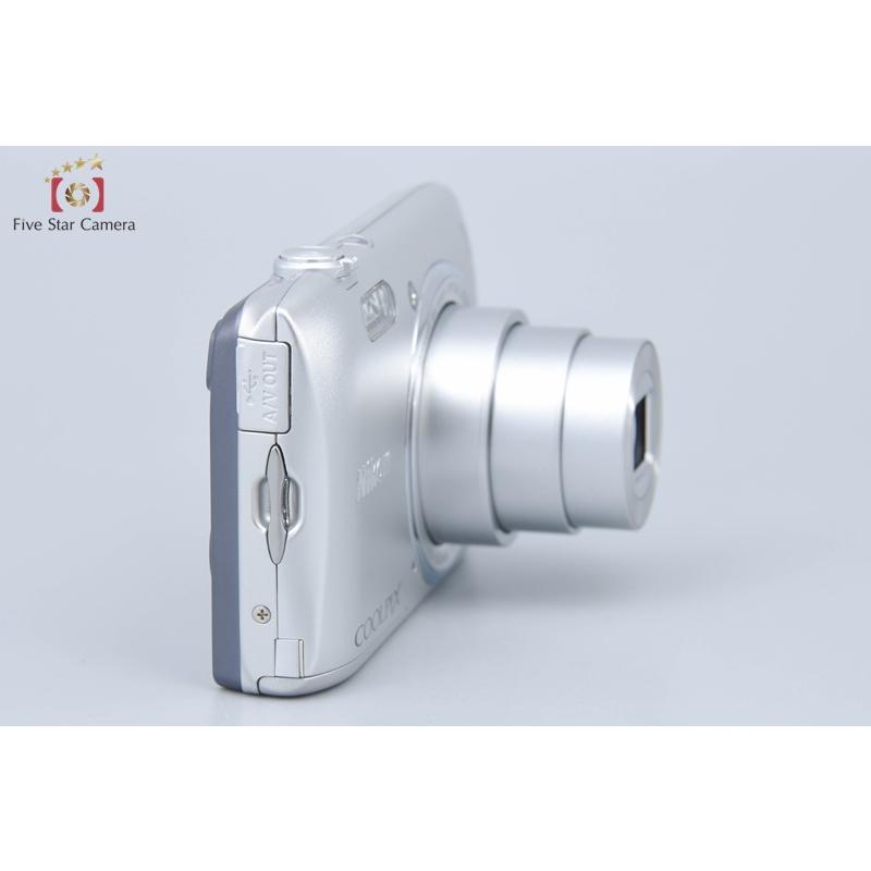 COOLPIX 【中古】Nikon ニコン S3600 クリスタルシルバー コンパクト