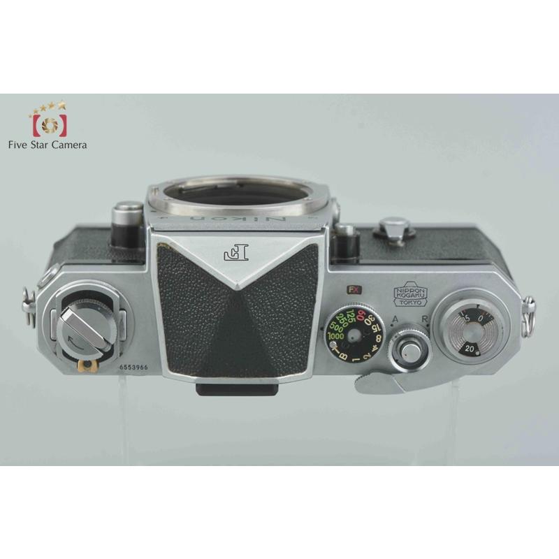 ニコン 【中古】Nikon F アイレベル 前期 シルバー フィルム一眼レフ