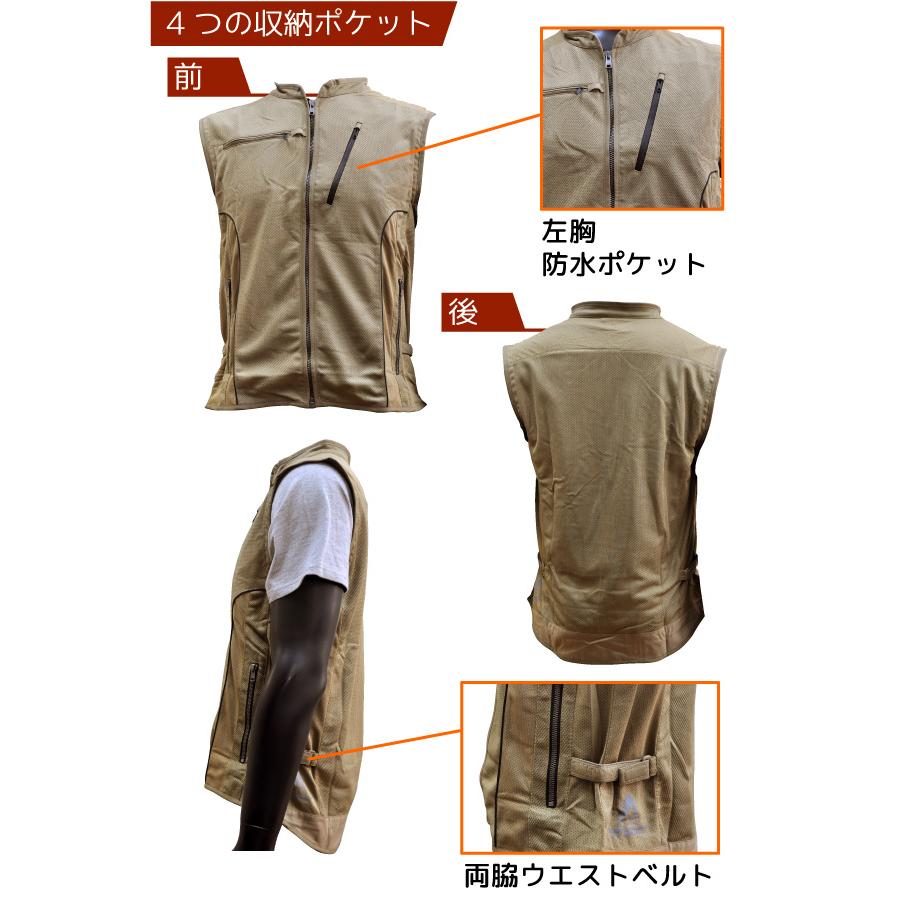作業服 作業着 2WAYベスト メンズ L-LLサイズ 袖取り外し 即日発送可