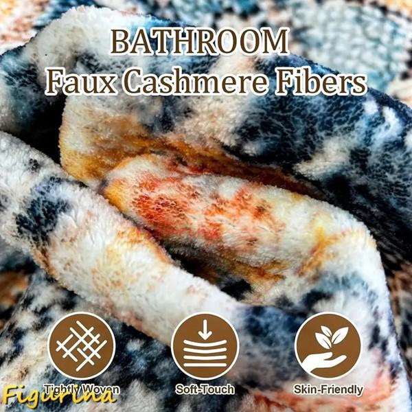 カーペット 虎 タイガー型 リアル ベッドサイドラグ フロアマット 敷物