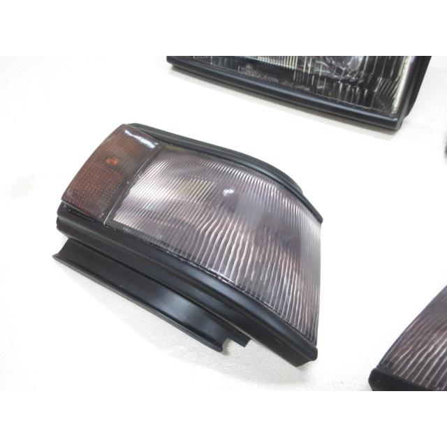 AE86 後期 レビン ダミー ヘッドライト キット ステッカー付 FRP