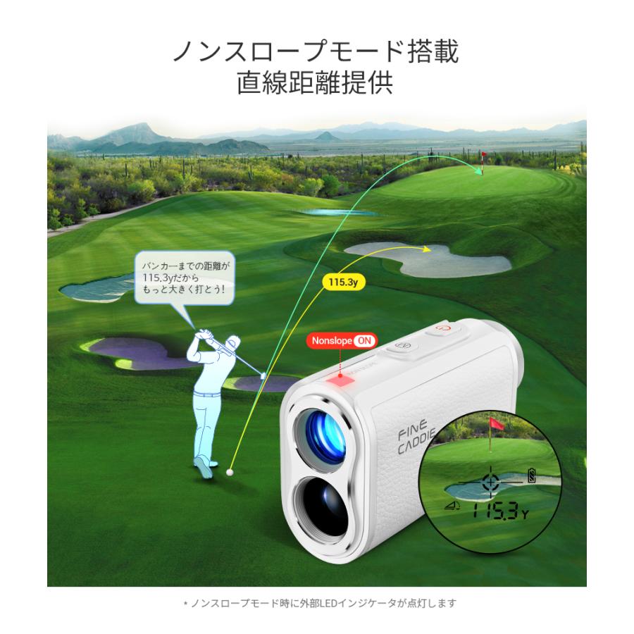 FineCaddie（ファインキャディ） ゴルフ距離計 ＼超精密！小数点まで