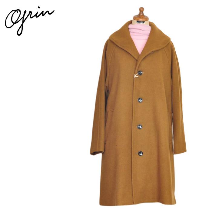 grin（グリン） コート ソフトウールビーバー ワイドカラーコート