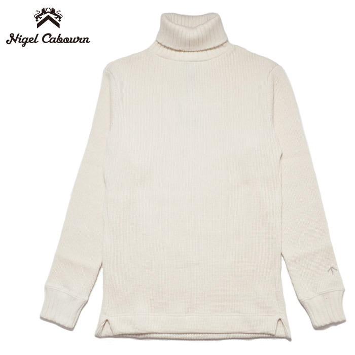 NIGEL CABOURN（ナイジェルケーボン） タートルネック ワッフル TURTLE
