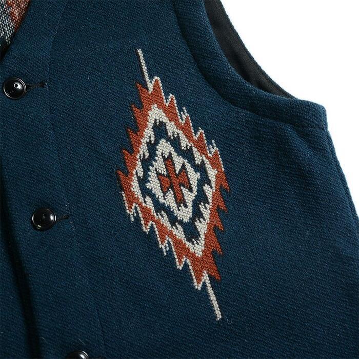 DELUXEWARE（デラックスウエア） ベスト D-22 NATIVE VEST ネイティブ