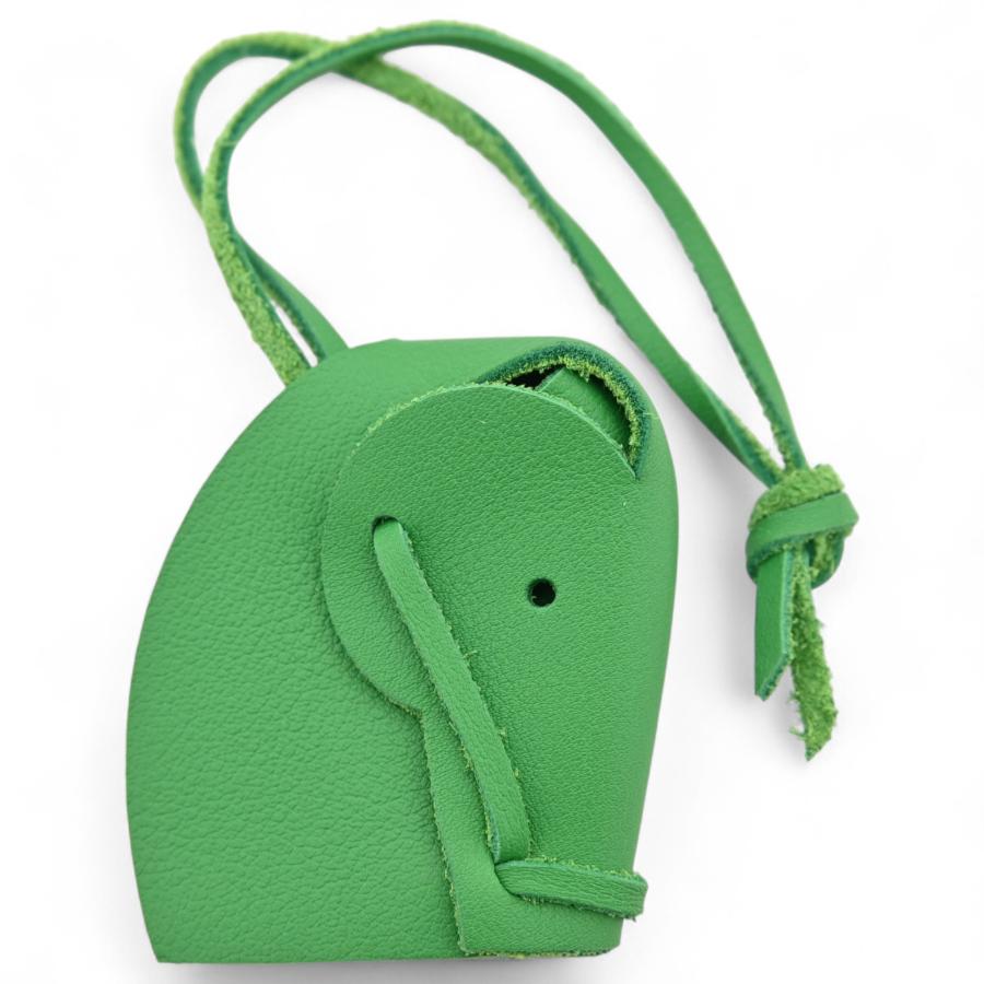 エルメス バッグチャーム エレファント・ポケット Aランク he3307ff