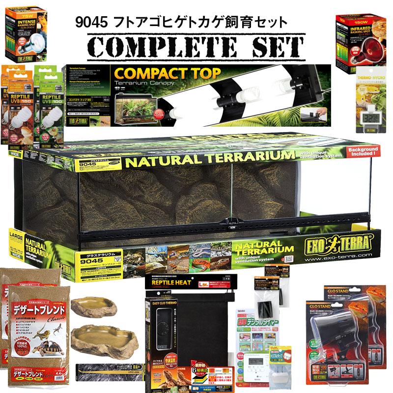 GEX（ジェックス） 【水槽セット】9045 フトアゴヒゲトカゲ飼育セット