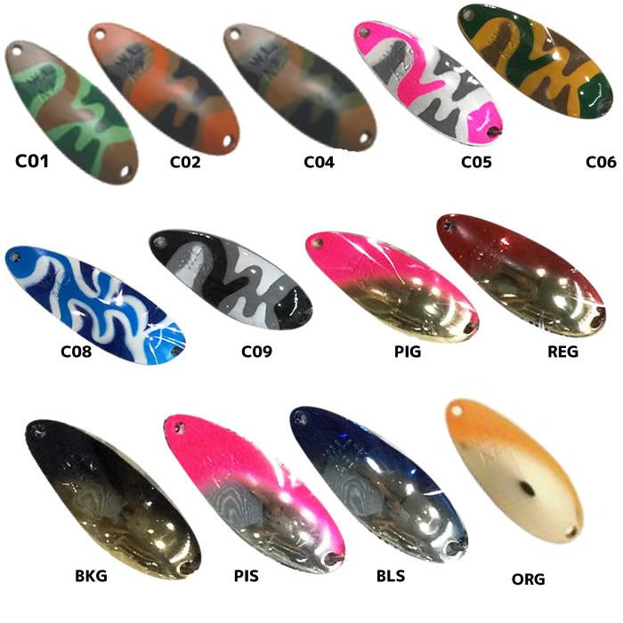 全10色】 ウォーターランド アルミん 4.3g セレクトカラー (アルミン