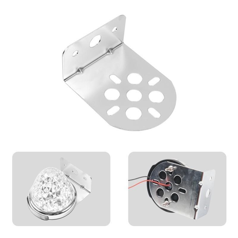 ▽マーカーステー LEDサイドマーカー 取り付けステー L型 10個 丸型