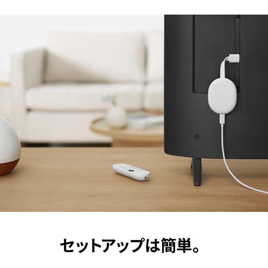 クロームキャスト グーグル Google Chromecast with TV 4Kモデル
