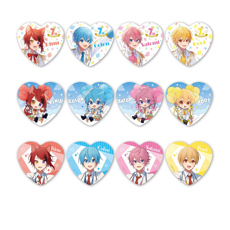 未開封ランダム1個】 すとぷり 缶バッジくじ 2023年 7周年