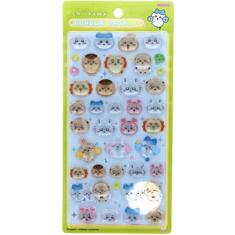 サンスター文具 正規品 ちいかわ シール みんな・ニコニコ ボンボン