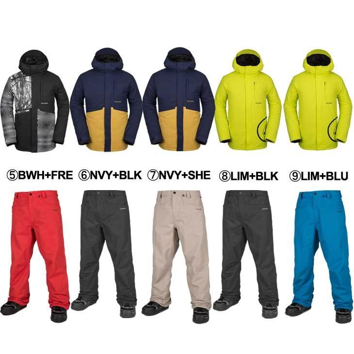 VOLCOM（ボルコム） 18-19 VOLCOM メンズ ウェア 上下セット スノー