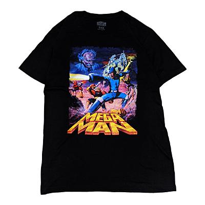 カプコン（CAPCOM） ロックマン(MEGA MAN) 欧州版NES Tシャツ