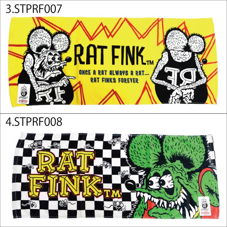 2枚までメール便280円対応】ラットフィンク フェイスタオル 4種類 RAT