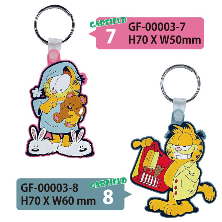 ガーフィールド ラバーキーリング アメリカンキャラクター 9種類